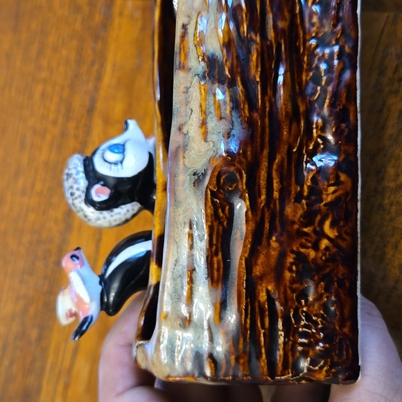 Vintage Ceramic Woodland Animal Planter - Picture 11 of 16